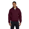 Jerzees Men's Maroon 8 Oz. Nublend Quarter-Zip Cadet Collar Sweatshirt