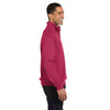 Jerzees Men's Vintage Heather Red 8 Oz. Nublend Quarter-Zip Cadet Collar Sweatshirt