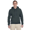 Jerzees Men's Black Heather 8 Oz. Nublend Fleece Pullover Hood