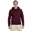 Jerzees Men's Maroon 8 Oz. Nublend Fleece Pullover Hood