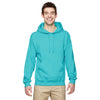 Jerzees Men's Scuba Blue 8 Oz. Nublend Fleece Pullover Hood