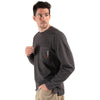 Timberland Men's Dark Charcoal Heather PRO Base Plate Long-Sleeve T-Shirt