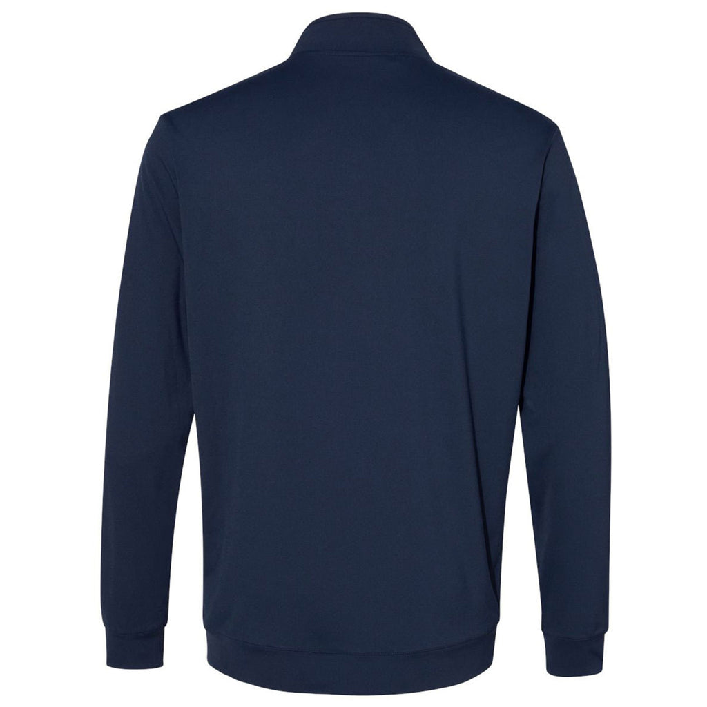 adidas Men's Collegiate Navy Performance Texture Quarter Zip