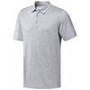 adidas Golf Men's Medium Grey Heather Cotton Hand Polo