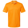 Adidas Men's Bright Orange Basic Sport Polo