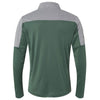 adidas Men's Green Oxide/Grey Three Melange Lightweight Quarter Zip Pullover