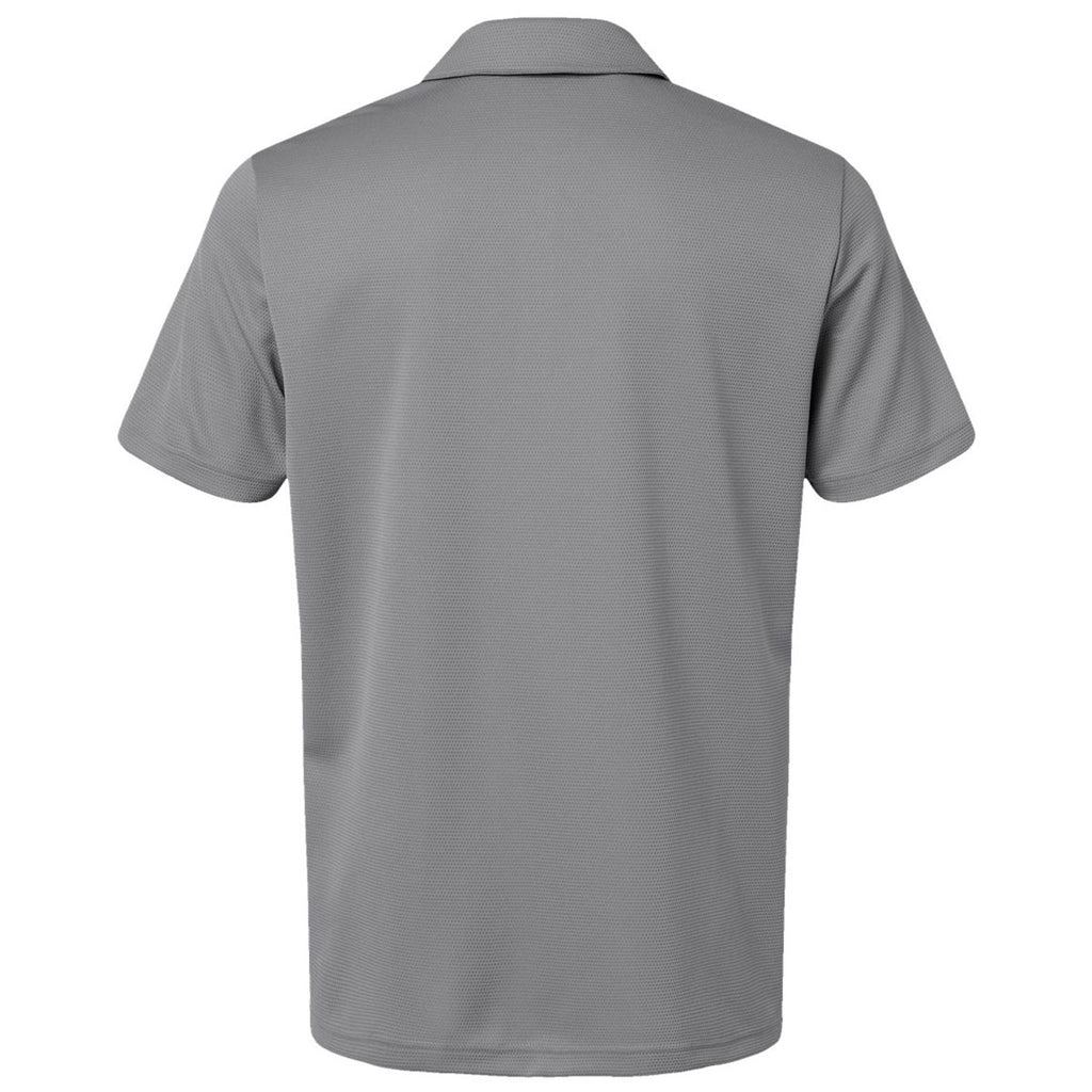 Adidas Men's Grey Three Micro Pique Polo