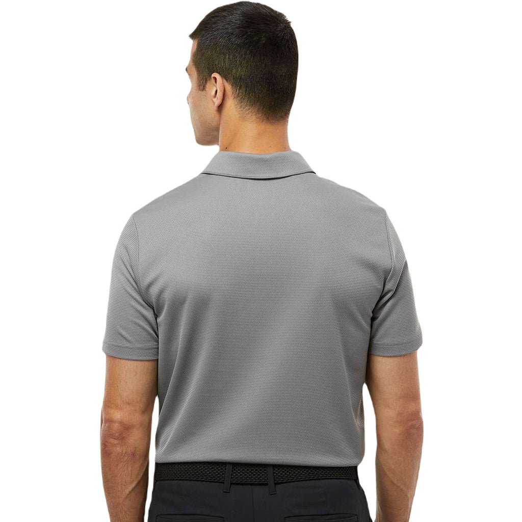 Adidas Men's Grey Three Micro Pique Polo