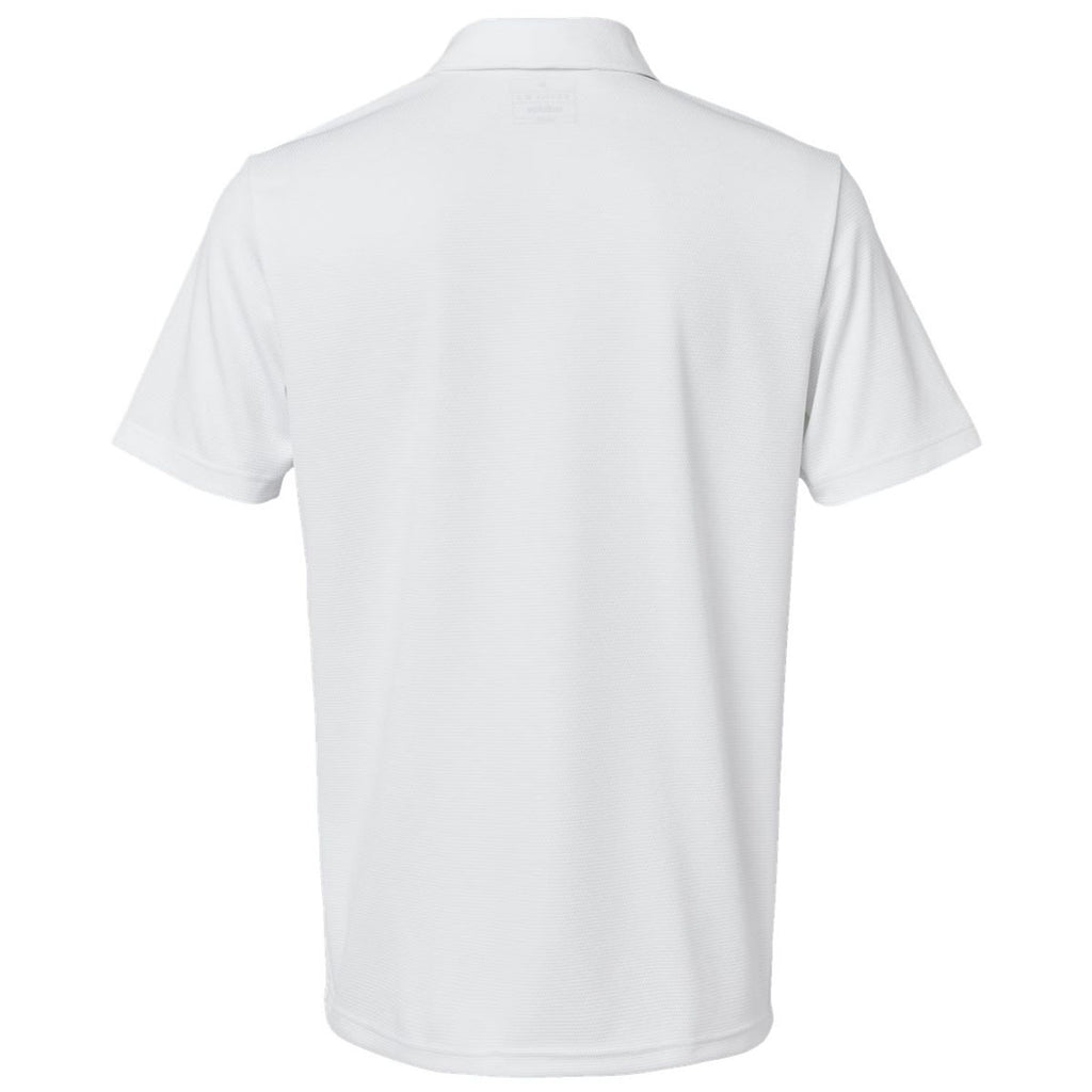 Adidas Men's White Micro Pique Polo