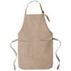 Port Authority Khaki Full-Length Two-Pocket Bib Apron