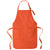 Port Authority Orange Full-Length Two-Pocket Bib Apron