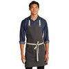 Port Authority Magnet/Stone Canvas Full-Length Two-Pocket Apron