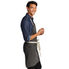 Port Authority Magnet/Stone Canvas Full-Length Two-Pocket Apron