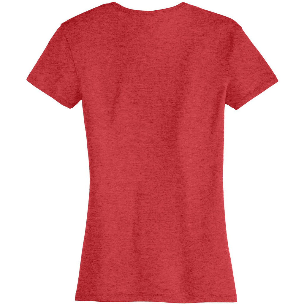 Alternative Apparel Women's Red The Keepsake Vintage 50/50 Tee