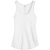 Alternative Apparel Women's White Backstage Vintage 50/50 Tank