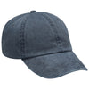 Adams Navy 6 Panel Low-Profile Washed Pigment-Dyed Cap