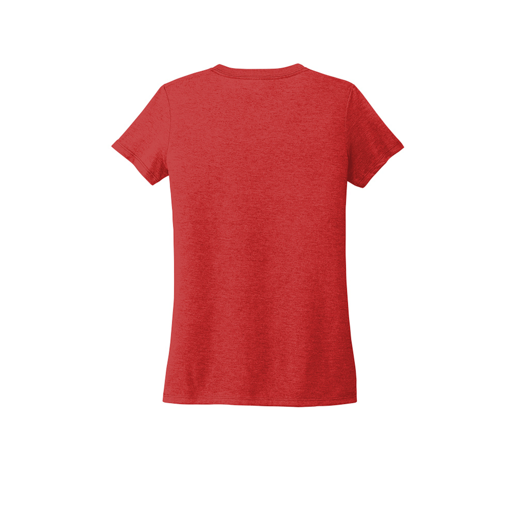 Allmade Women's Rise Up Red Tri-Blend V-Neck Tee