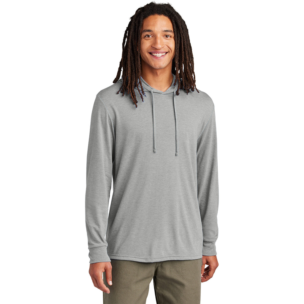 Allmade Unisex Aluminum Grey Tri-Blend Hoodie Tee