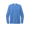 Allmade Unisex Azure Blue Tri-Blend Long Sleeve Tee