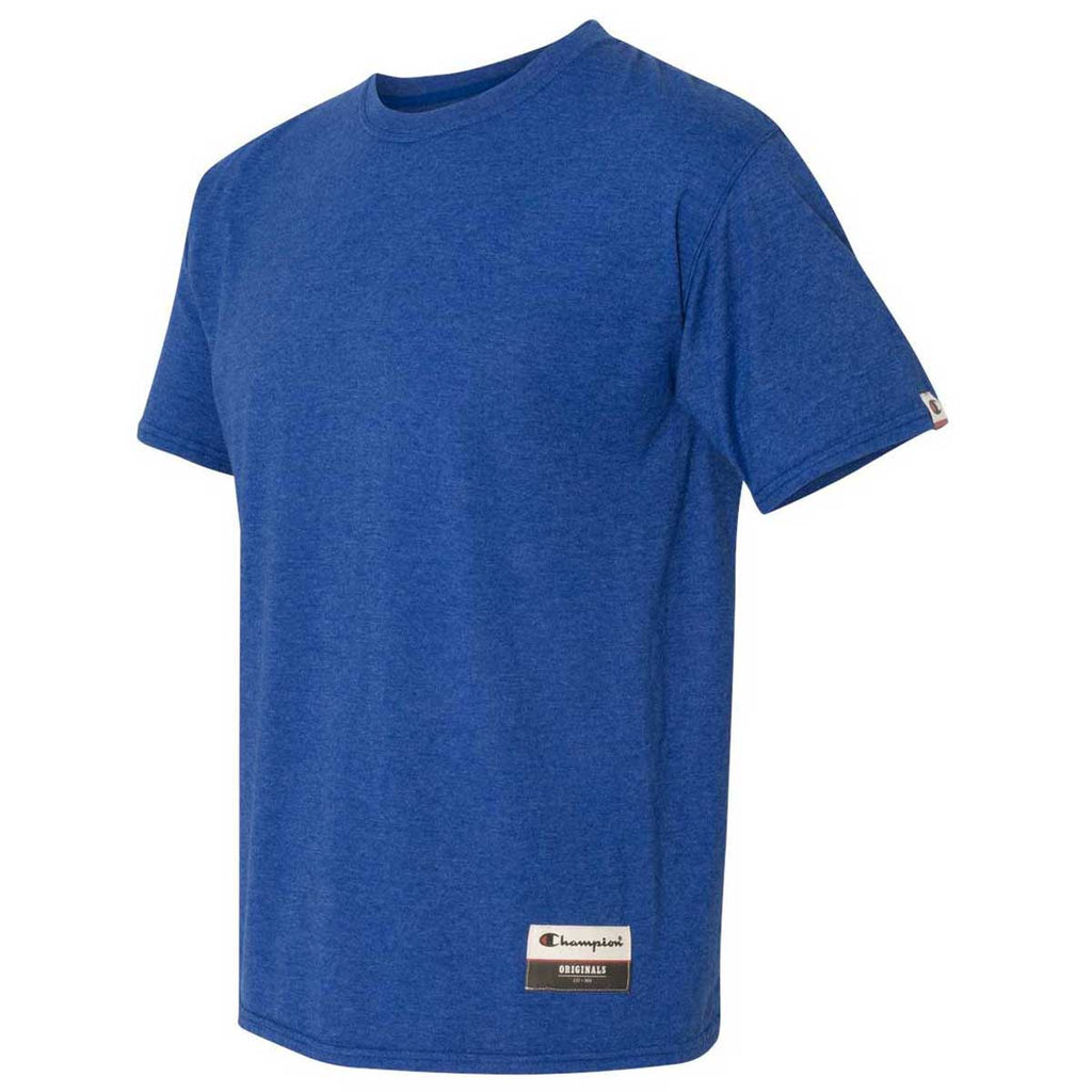 Champion Men's Athletic Royal Heather Originals Soft-Wash T-Shirt