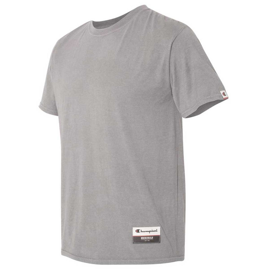 Champion Men's Oxford Grey Originals Soft-Wash T-Shirt