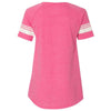 Champion Women's Lotus Pink Heather Originals Triblend Varsity Tee