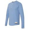 Champion Men's Blue Jazz Originals Slub Henley