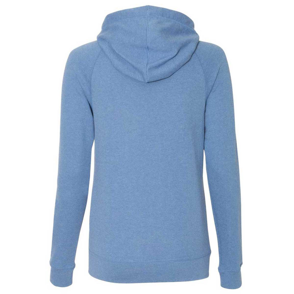 Champion Women's Blue Jazz Heather Originals French Terry Hooded Full-Zip