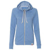 Champion Women's Blue Jazz Heather Originals French Terry Hooded Full-Zip