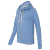 Champion Women's Blue Jazz Heather Originals French Terry Hooded Full-Zip