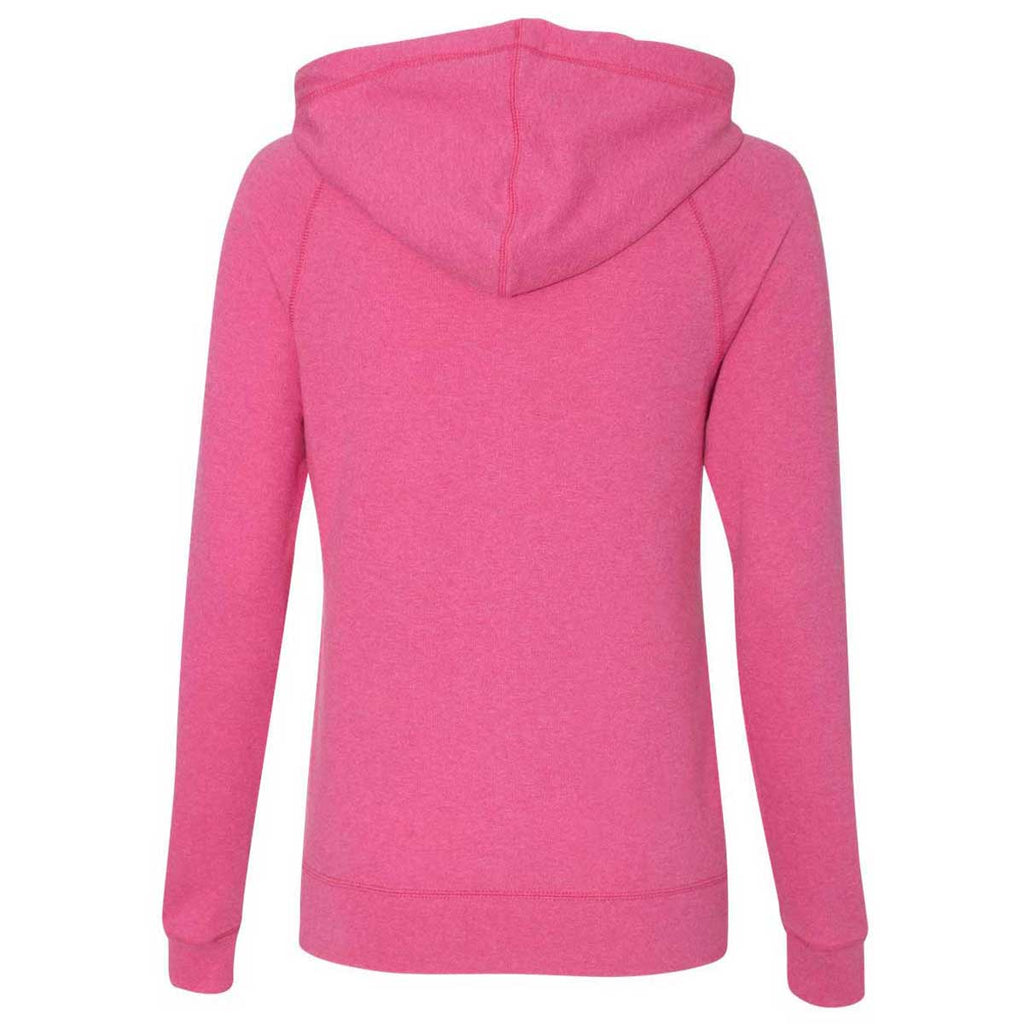 Champion Women's Lotus Pink Heather Originals French Terry Hooded Full-Zip