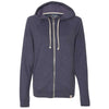 Champion Women's Navy Heather Originals French Terry Hooded Full-Zip