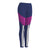 Expert Women's Navy/Orchid/Nude Mesh Calypso Mesh Legging