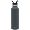 Simple Modern Graphite Ascent Water Bottle with Straw Lid - 20oz