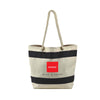 Perfect Line Black Striped Tote