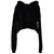 Bella + Canvas Women's Black Cropped Fleece Hoodie