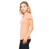 Bella + Canvas Women's Orange Triblend Short-Sleeve T-Shirt