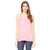 Bella + Canvas Women's Neon Pink Flowy Racerback Tank