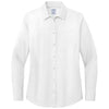 Brooks Brothers Women's White Wrinkle-Free Stretch Pinpoint Shirt