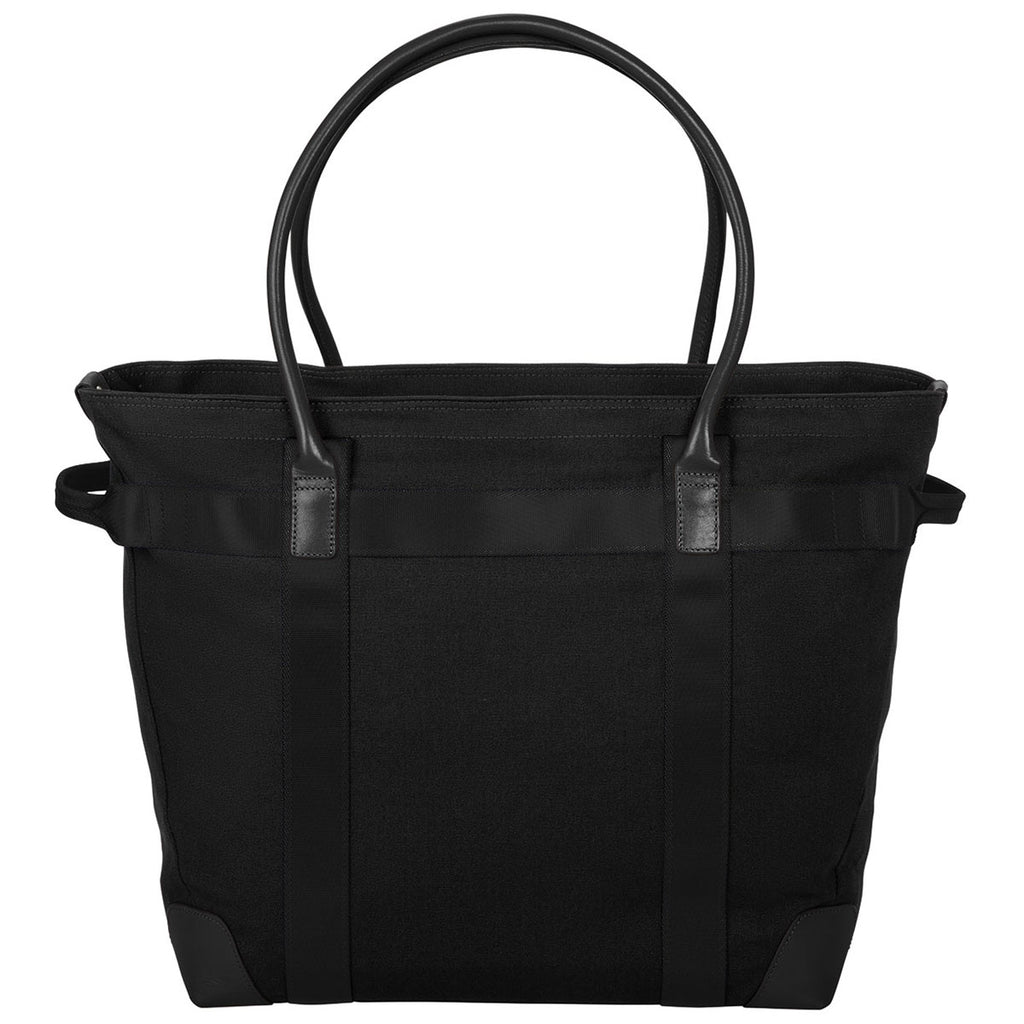 Brooks Brothers Black Wells Laptop Totes