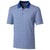 Cutter & Buck Men's Tour Blue Tall Forge Polo Tonal Stripe