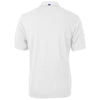 Cutter & Buck Men's White Virtue Eco Pique Recycled Tall Polo