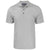 Cutter & Buck Men's Elemental Grey Pike Eco Tonal Geo Print Stretch Recycled Tall Polo