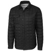 Cutter & Buck Men's Black Tall Rainier Shirt Jacket