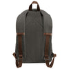 Port Authority Dark Smoke Grey Cotton Canvas Backpack