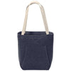 Port Authority Heather Navy Core Sweatshirt Tote