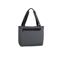 Port Authority Graphite Heather/ Black Exec Laptop Tote