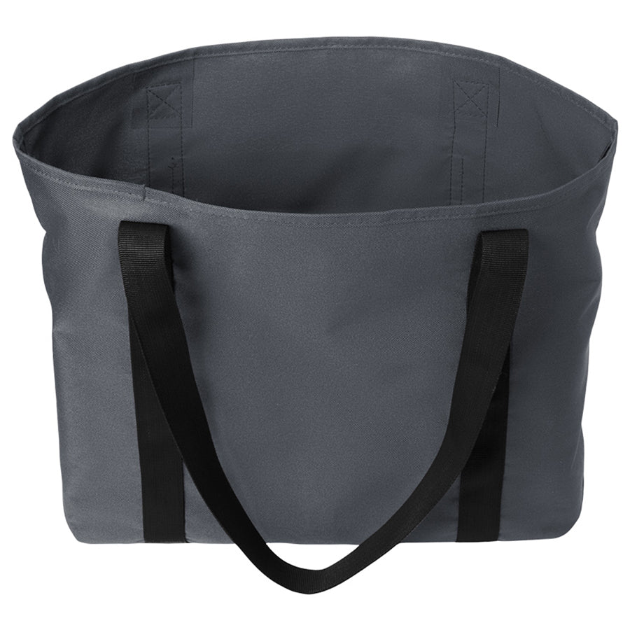 Port Authority Grey Steel C-FREE Recycled Tote