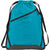 Port Authority Tropic Blue/Black Zip-It Cinch Pack