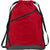 Port Authority True Red/Black Zip-It Cinch Pack